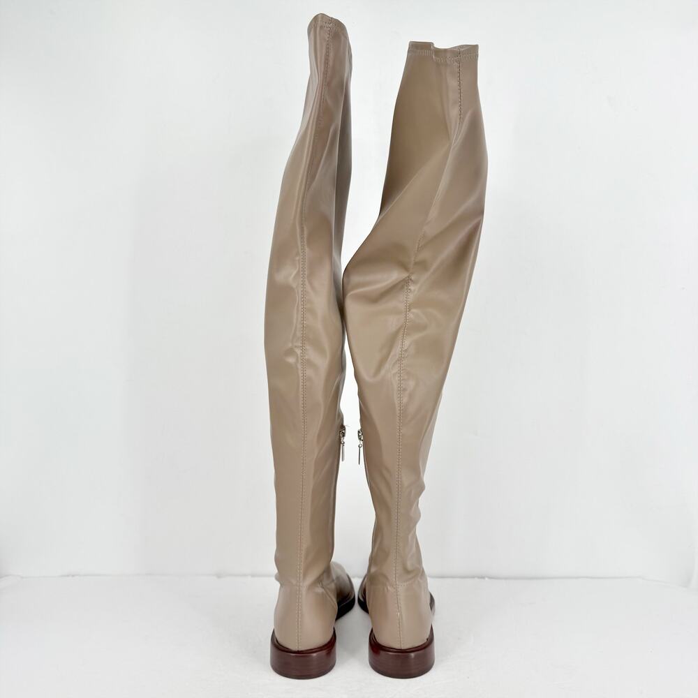 Schutz Womens Kaolin Over The Knee Flat Boots US 8 B EU 38.5 Beige NWOB - Picture 9 of 11